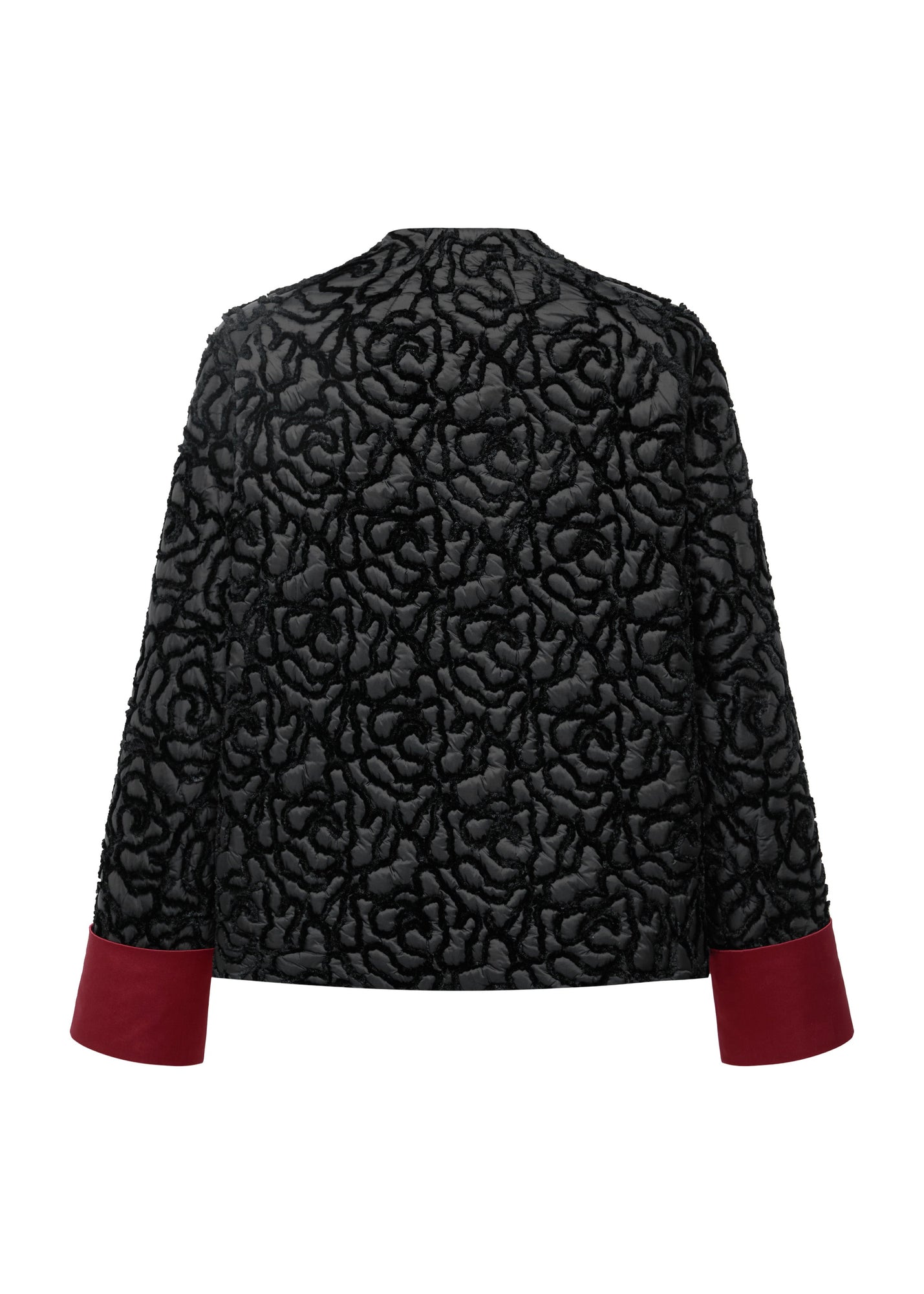 Textured Knit Cardigan | Black