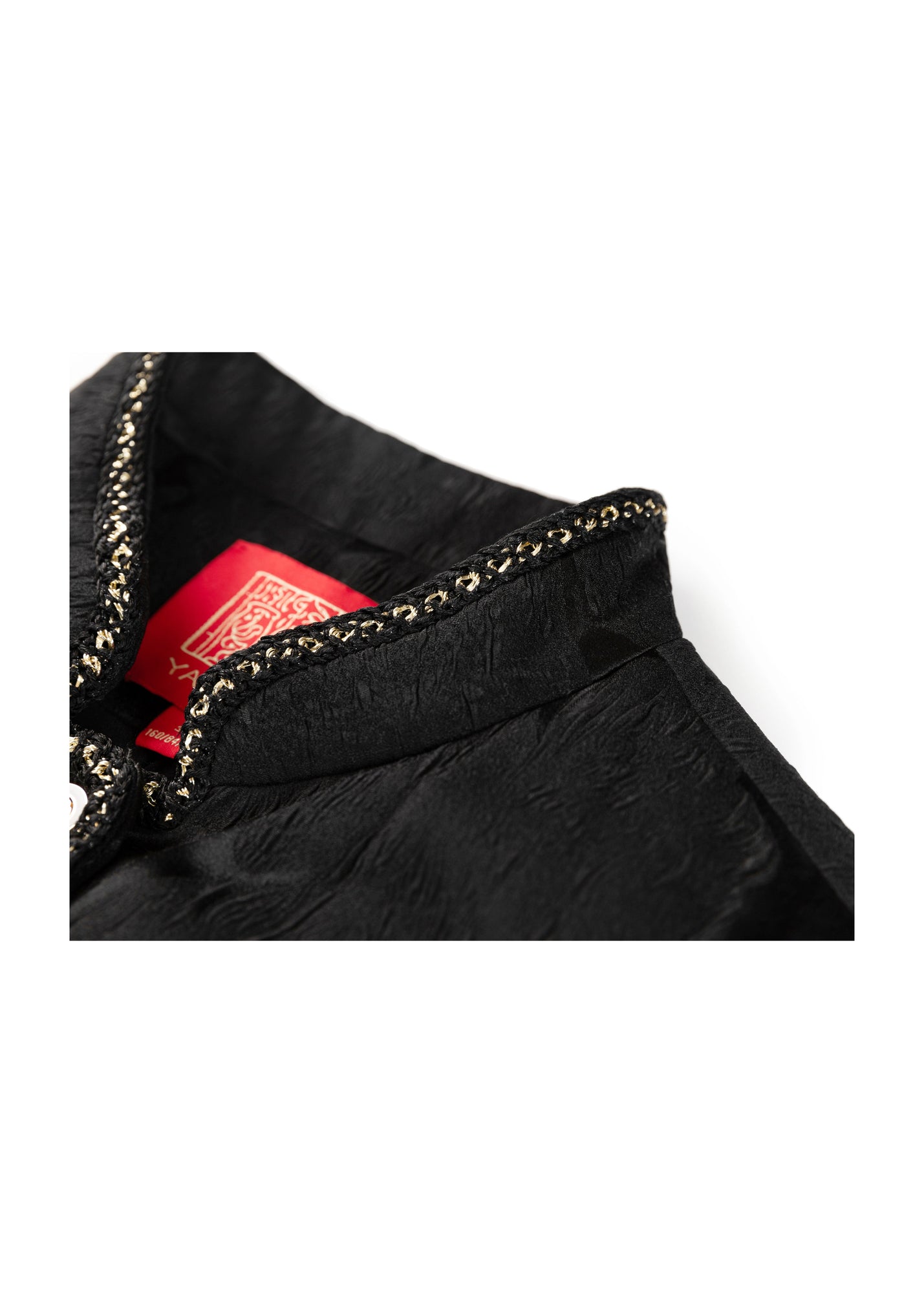 Textured Pattern Jacket | Black