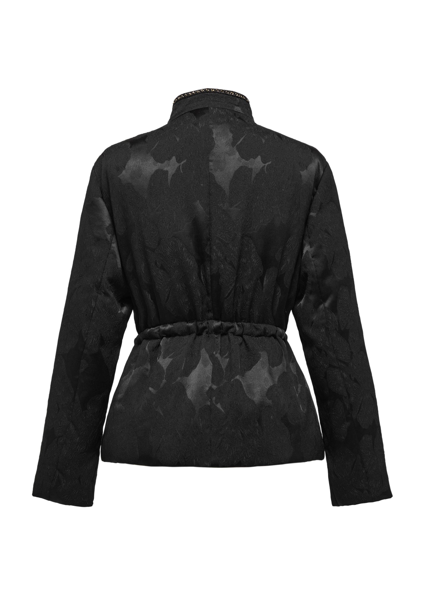Textured Pattern Jacket | Black
