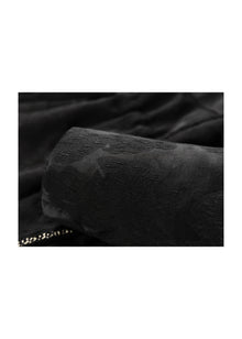 Textured Pattern Jacket | Black