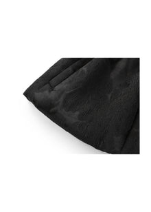 Textured Pattern Jacket | Black