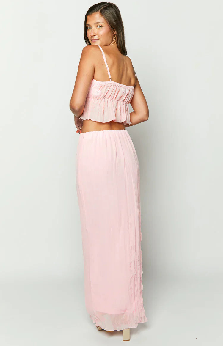 The Moment Maxi Skirt | Pink