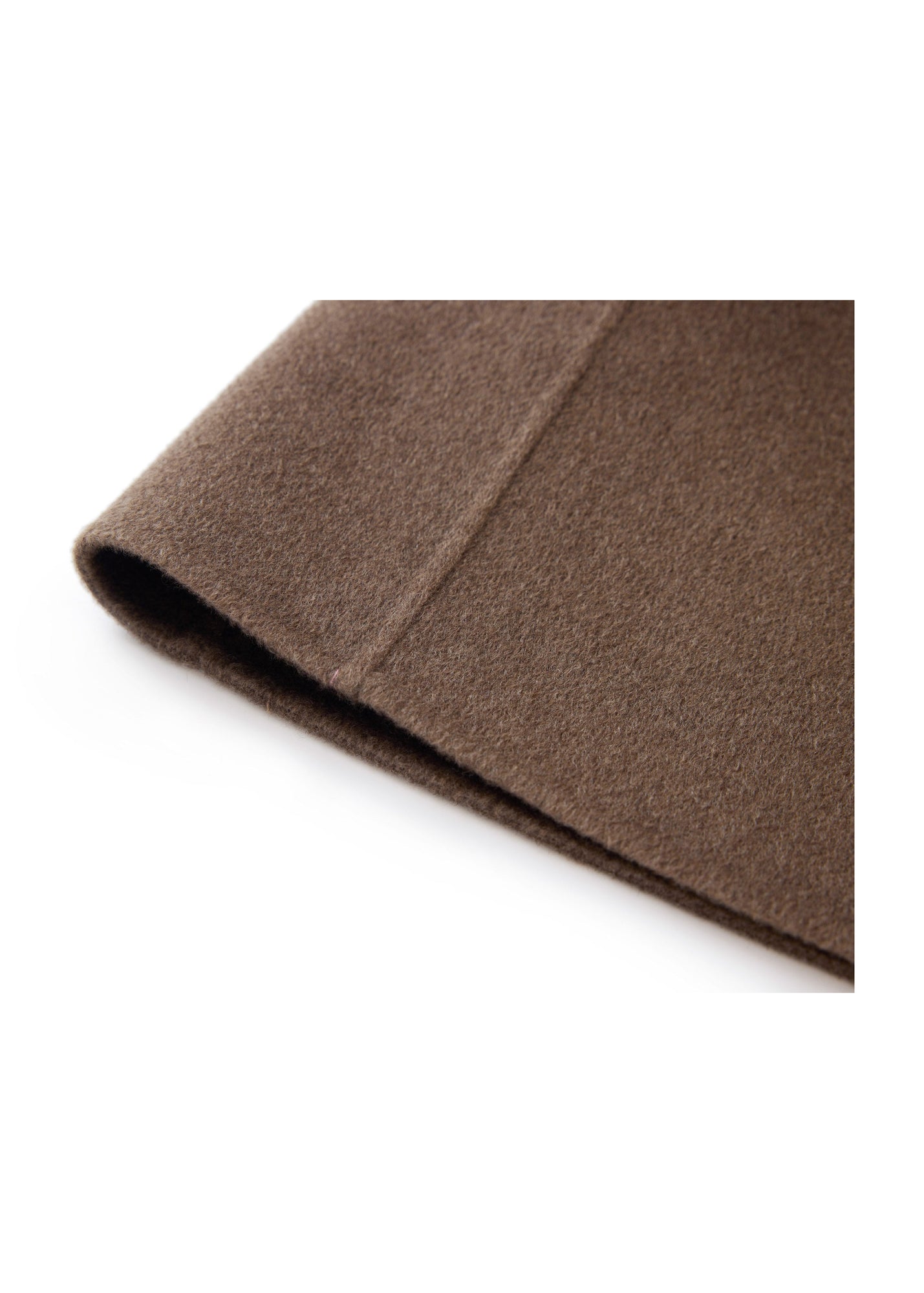 Thin-Strap Cashmere Coat | Brown