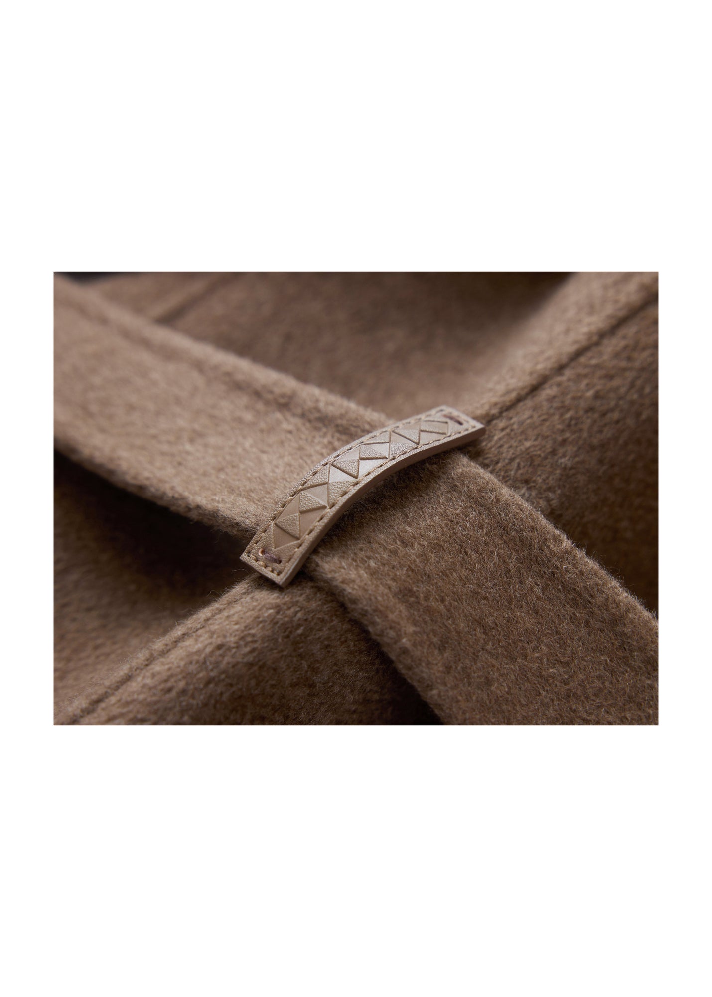 Thin-Strap Cashmere Coat | Brown
