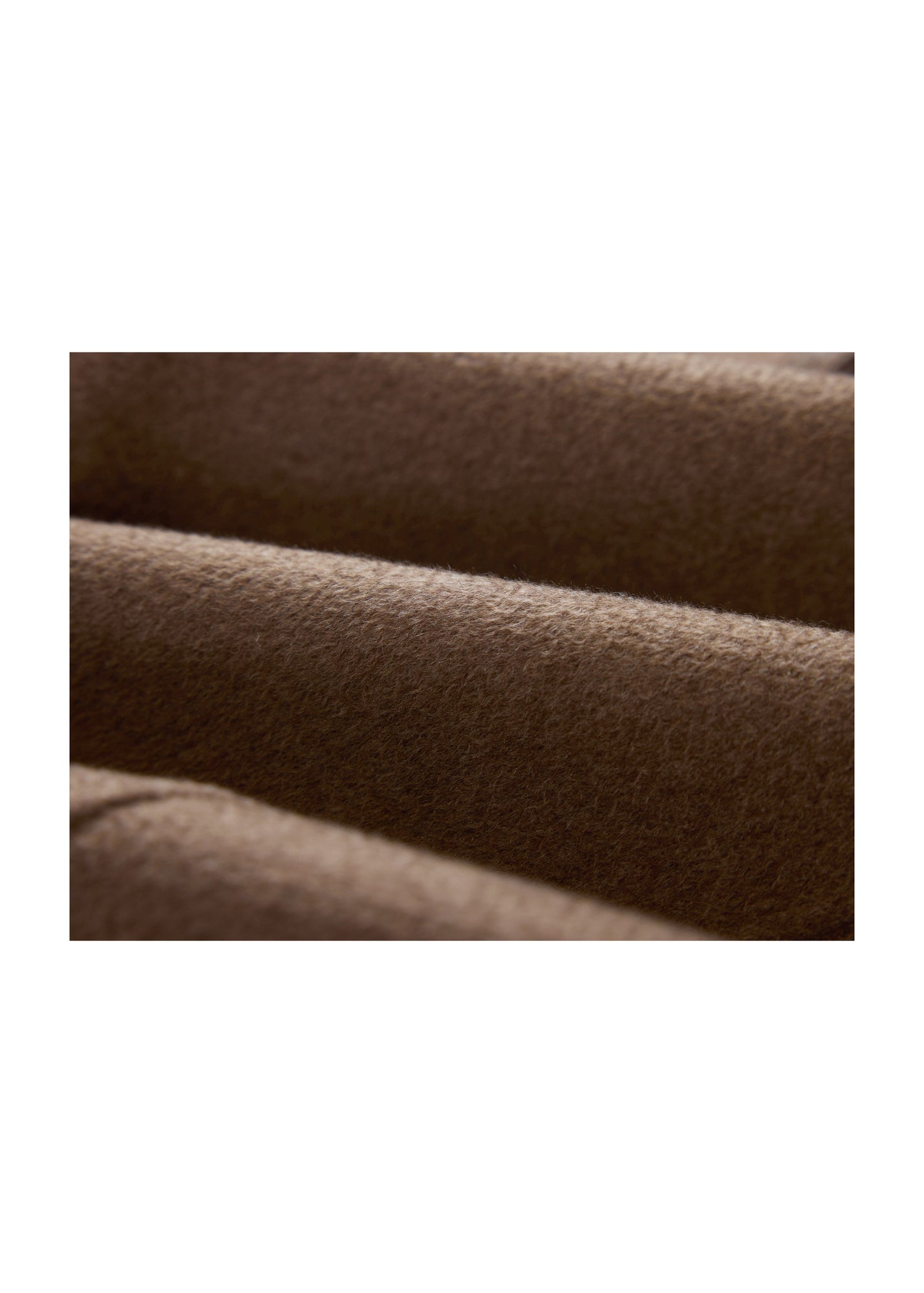 Thin-Strap Cashmere Coat | Brown
