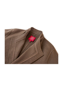 Thin-Strap Cashmere Coat | Brown