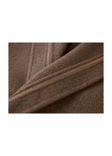 Thin-Strap Cashmere Coat | Brown