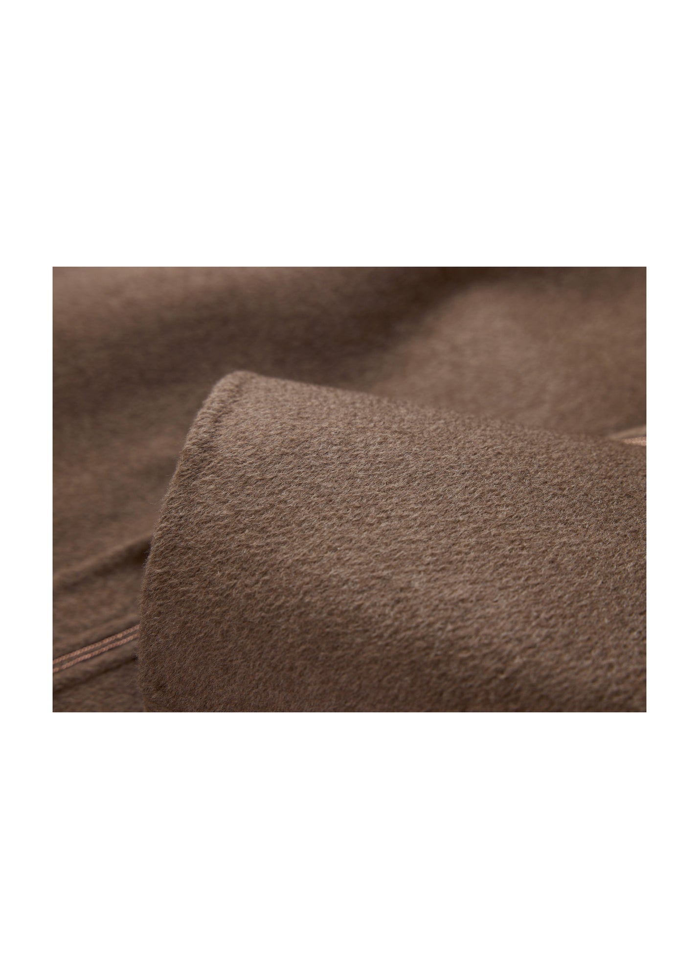 Thin-Strap Cashmere Coat | Brown