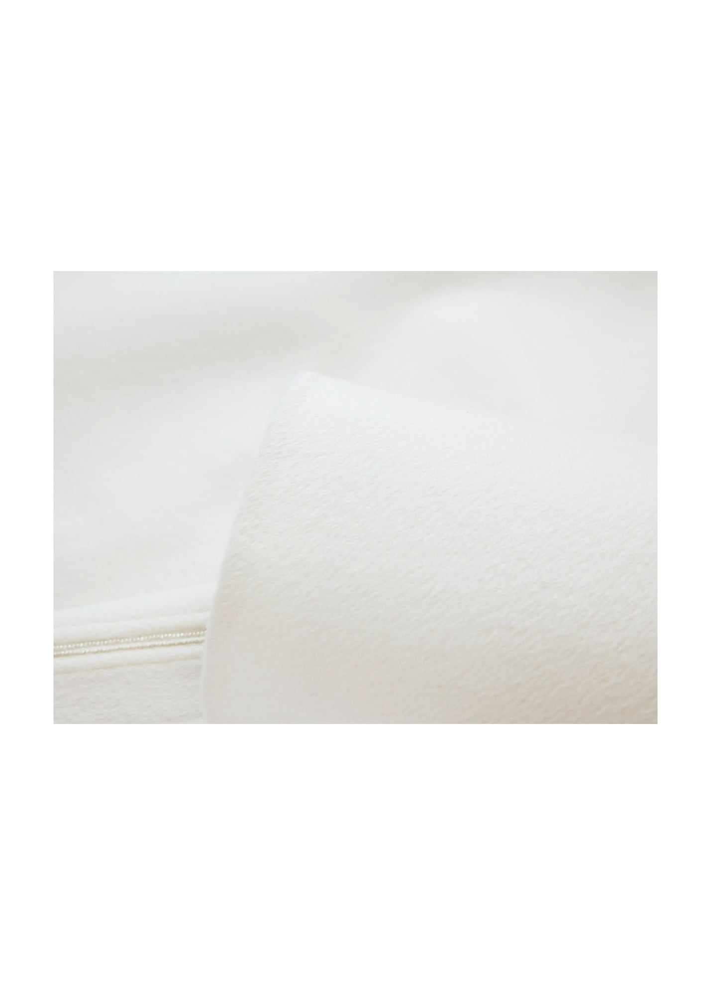 Thin-Strap Cashmere Coat | White