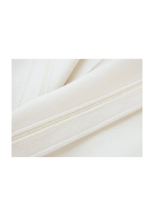 Thin-Strap Cashmere Coat | White