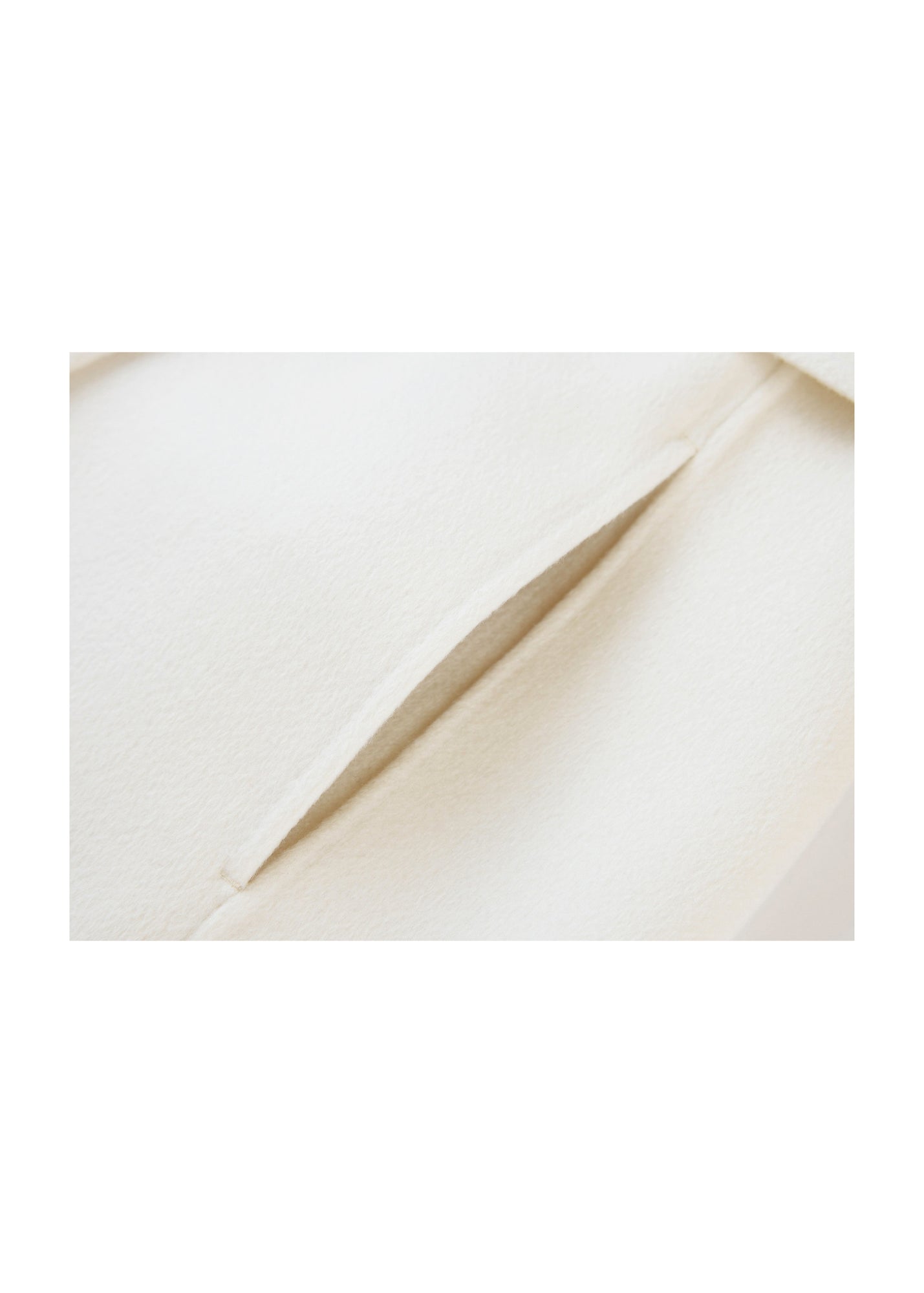 Thin-Strap Cashmere Coat | White