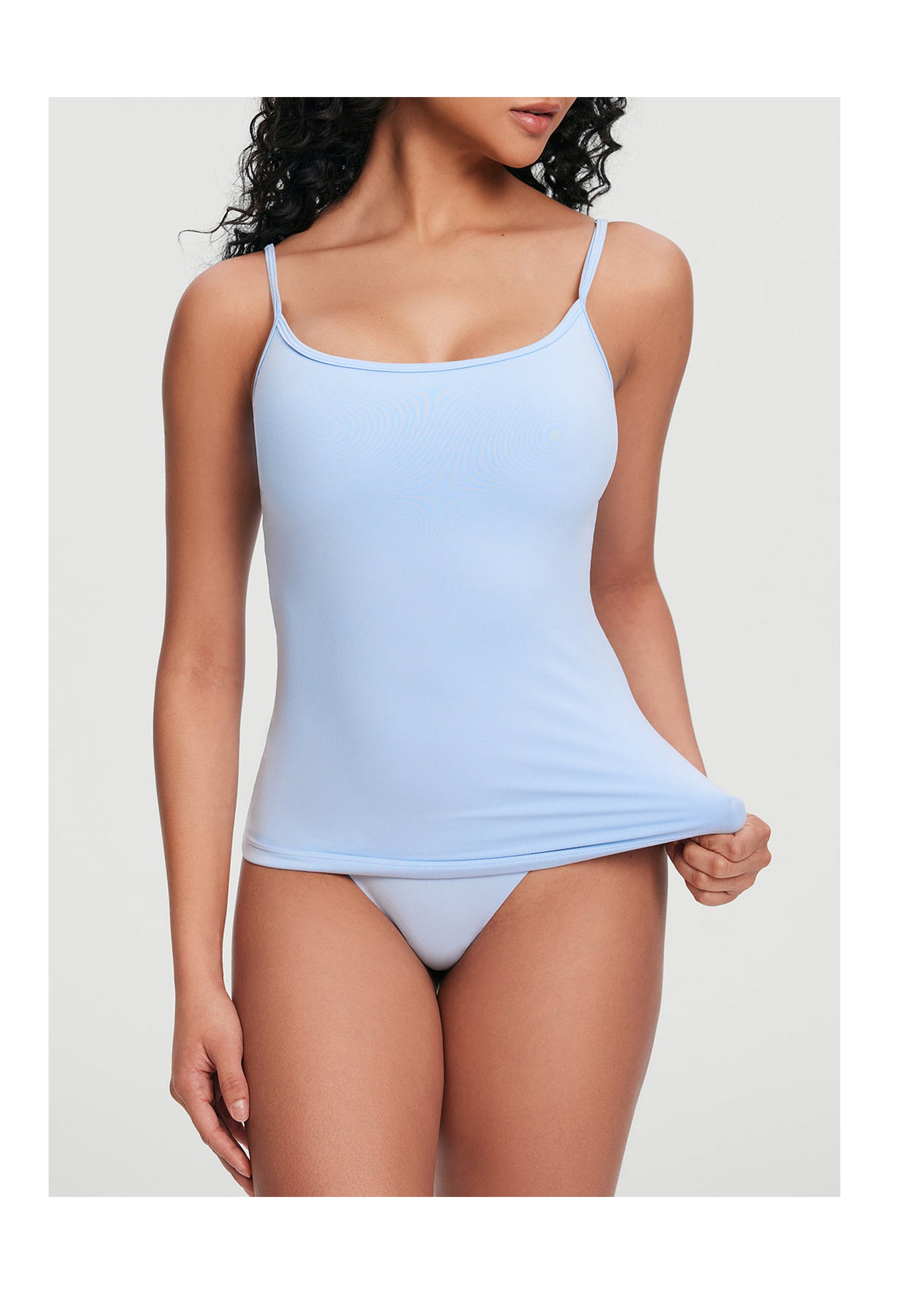 Thin Strap Tank Top | Sky Blue