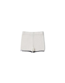 Toddler | Cozychic Lite Scalloped Short | Cream-Carbon