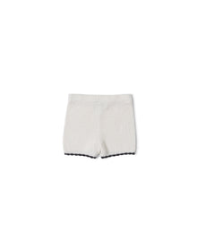Toddler | Cozychic Lite Scalloped Short | Cream-Carbon