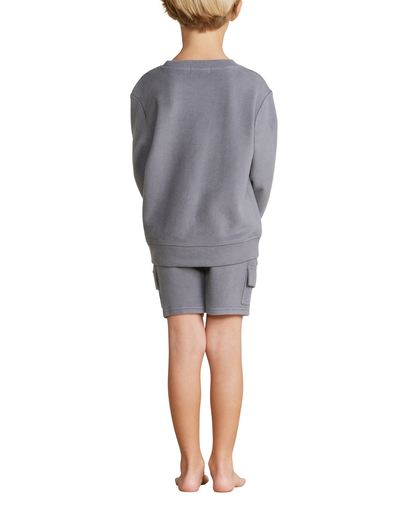 Toddler | MC Brushed Fleece Cargo Short | Coal