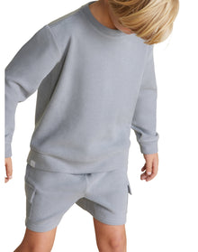 Toddler | MC Brushed Fleece Pullover | Moonbeam