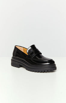 Tony Bianco Wiz Hi Shine Loafers | Black