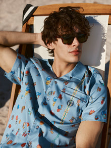 Men | Tosca Cabana Shirt | Faded Denim