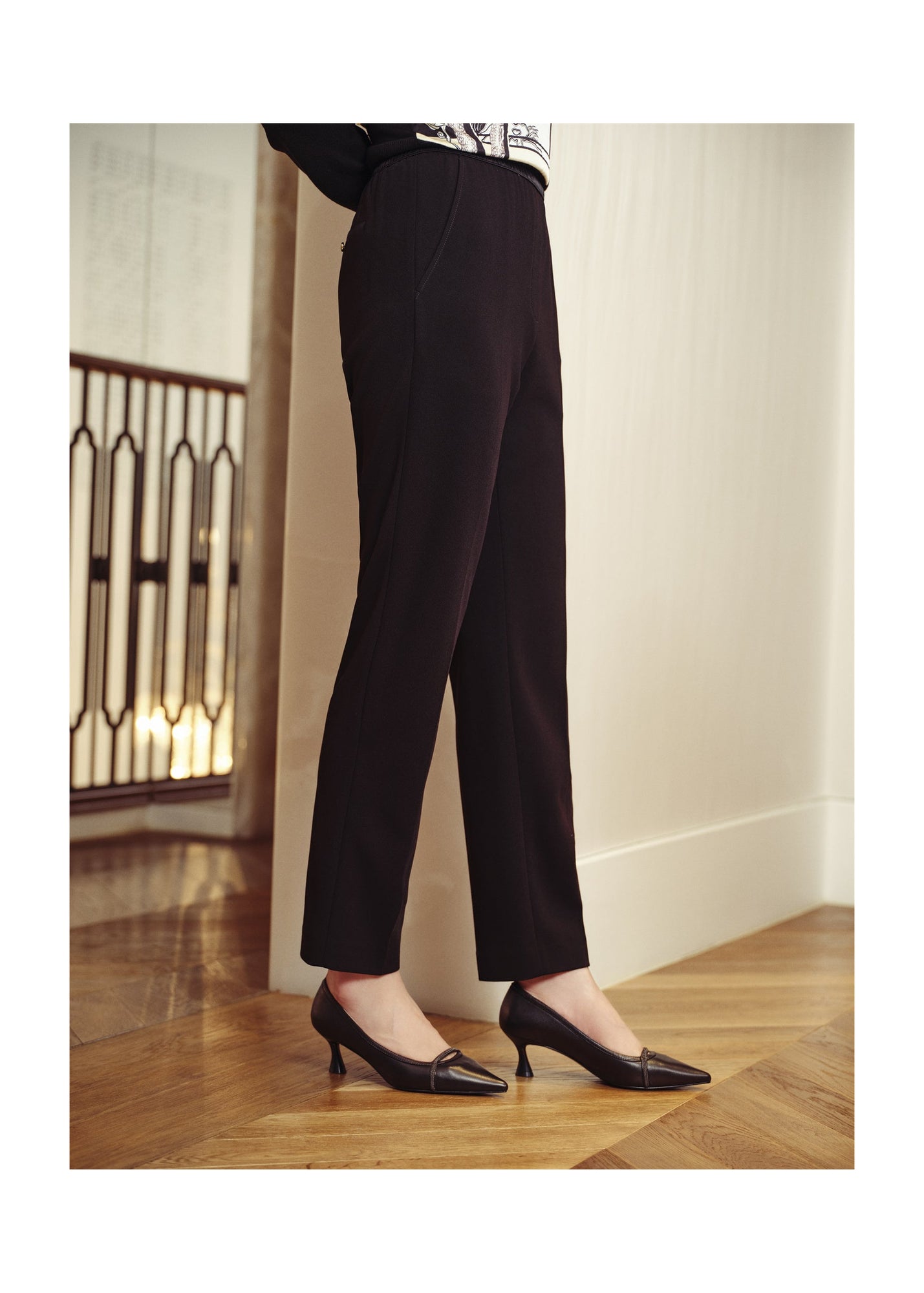 Triacetate Suit Pants | Black