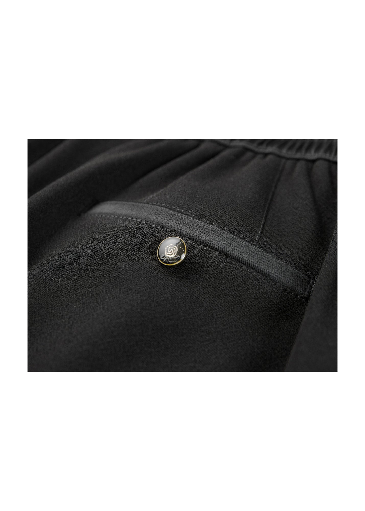 Triacetate Suit Pants | Black