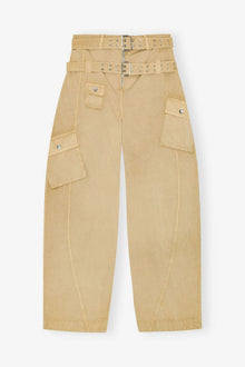 Trousers in Washed Stretch Cotton | Lark