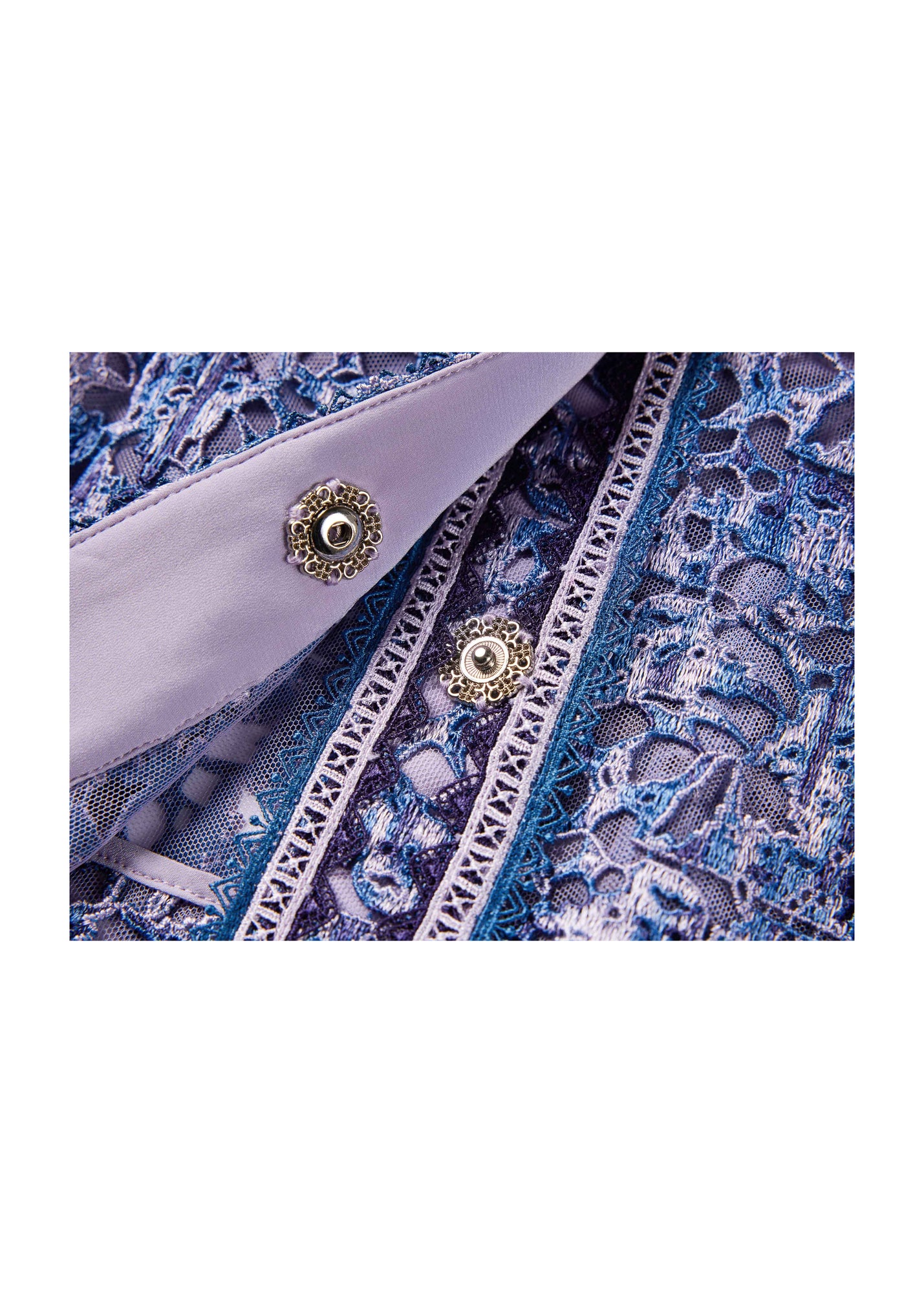 Tweed-Style Jacket | Blue