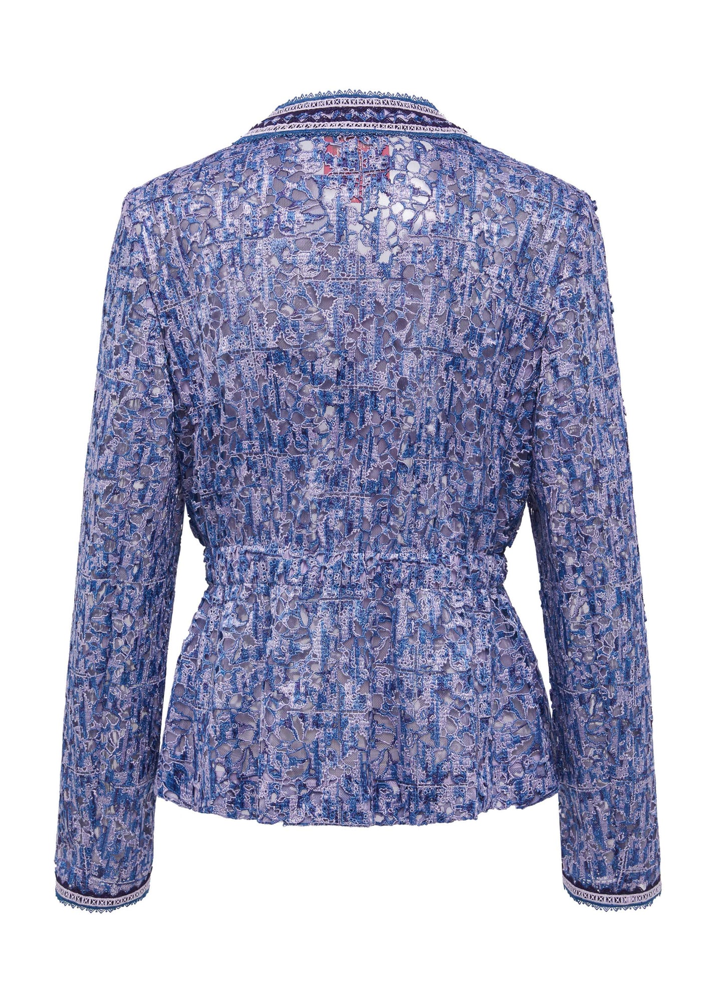 Tweed-Style Jacket | Blue