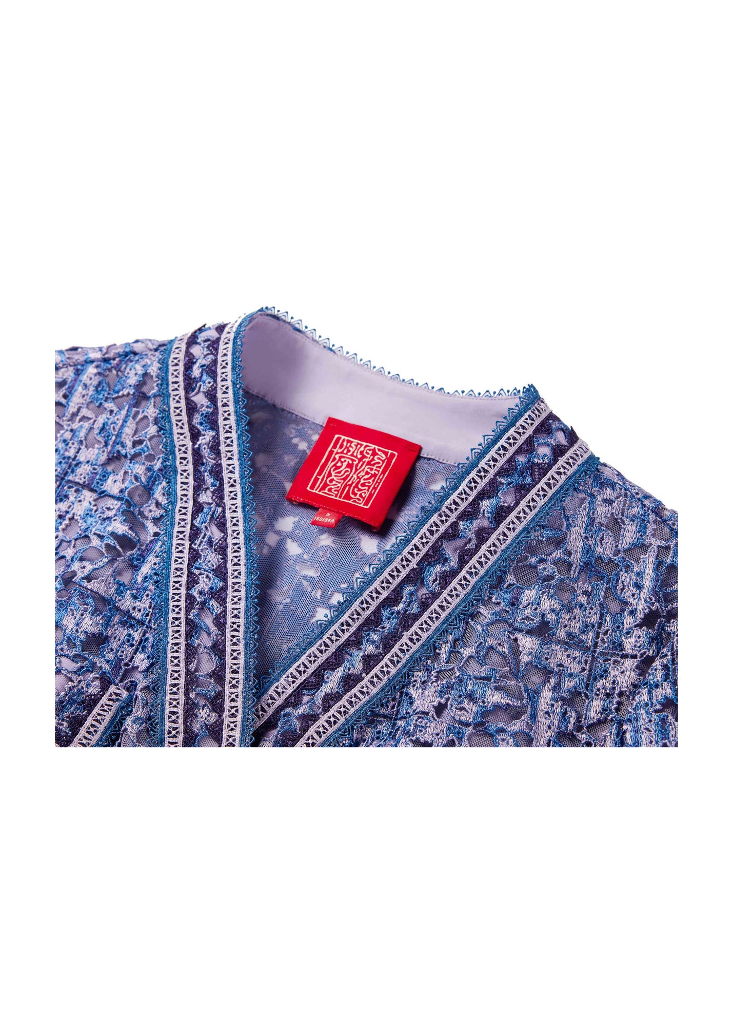 Tweed-Style Jacket | Blue