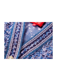 Tweed-Style Jacket | Blue