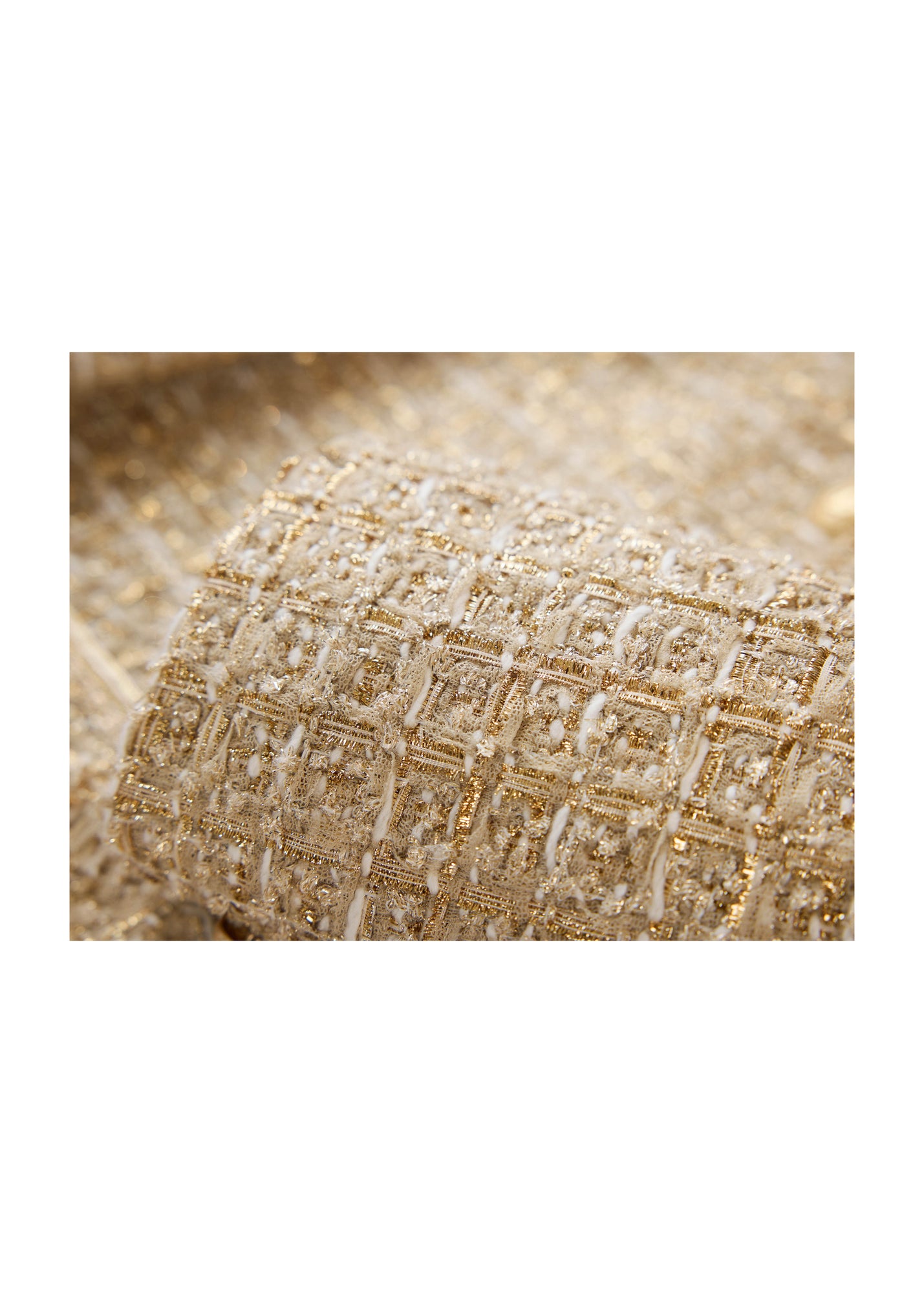 Tweed-Style Jacket | Golden