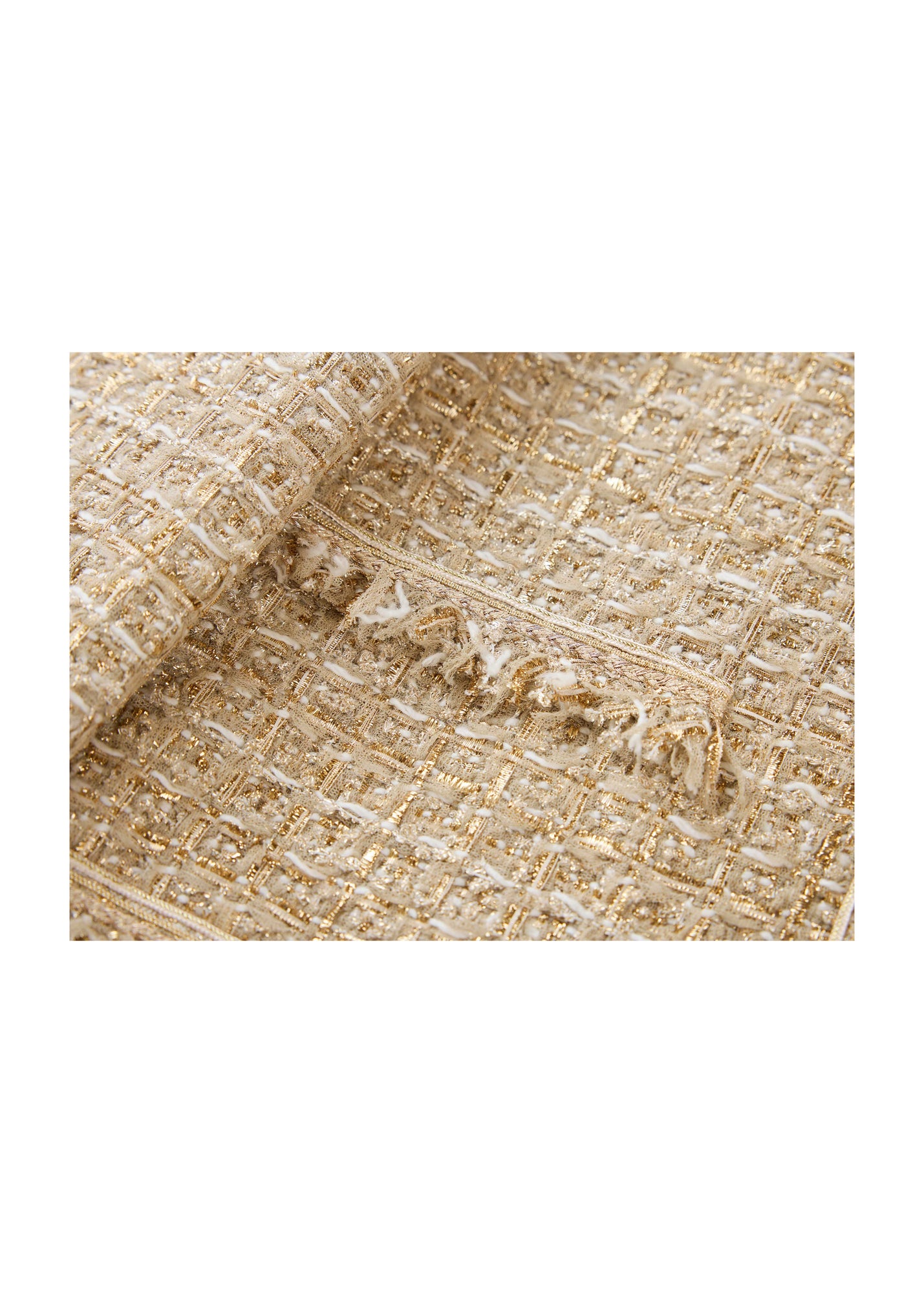 Tweed-Style Jacket | Golden