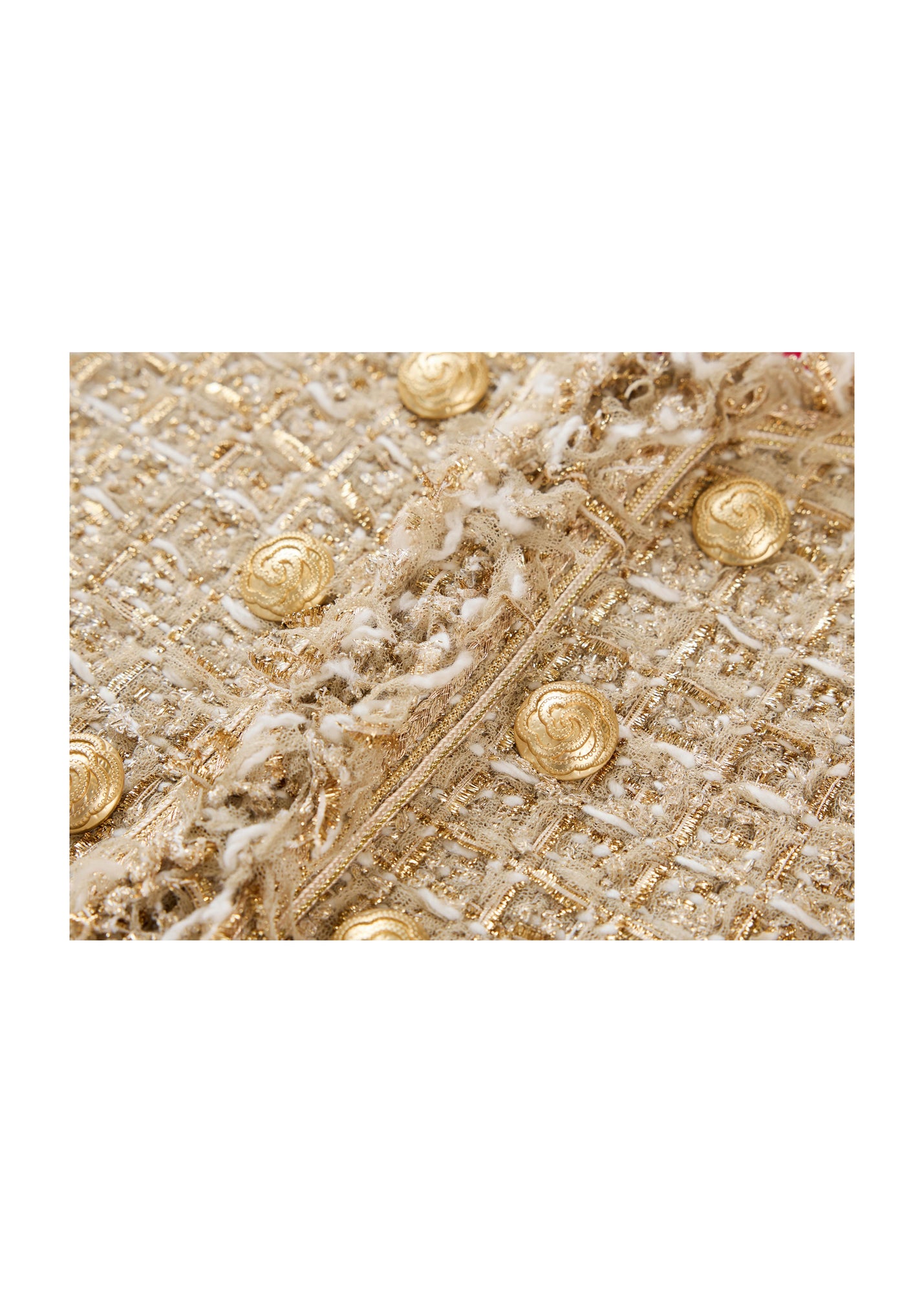 Tweed-Style Jacket | Golden
