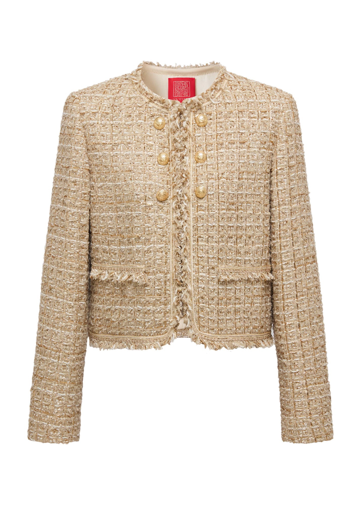 Tweed-Style Jacket | Golden