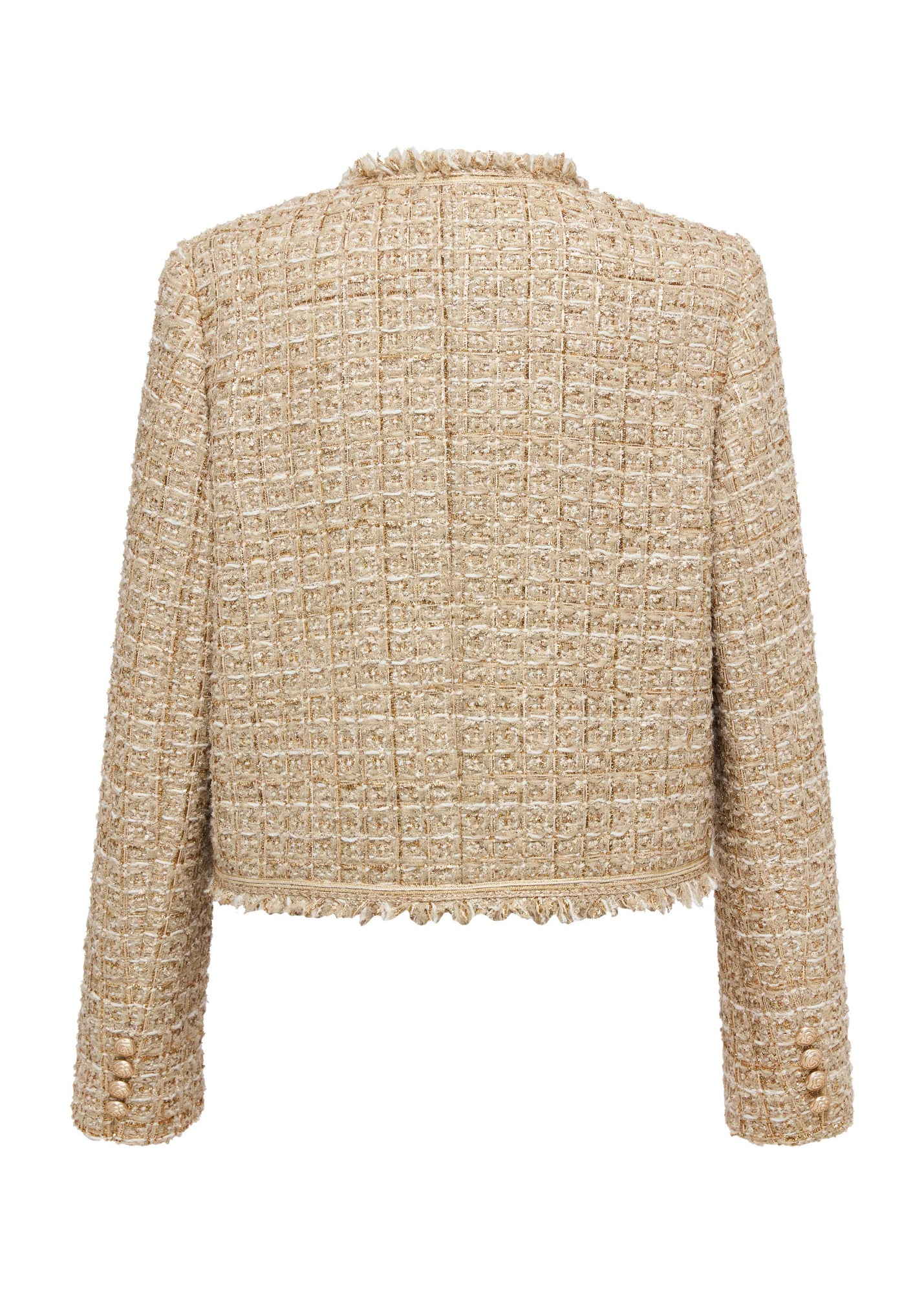 Tweed-Style Jacket | Golden