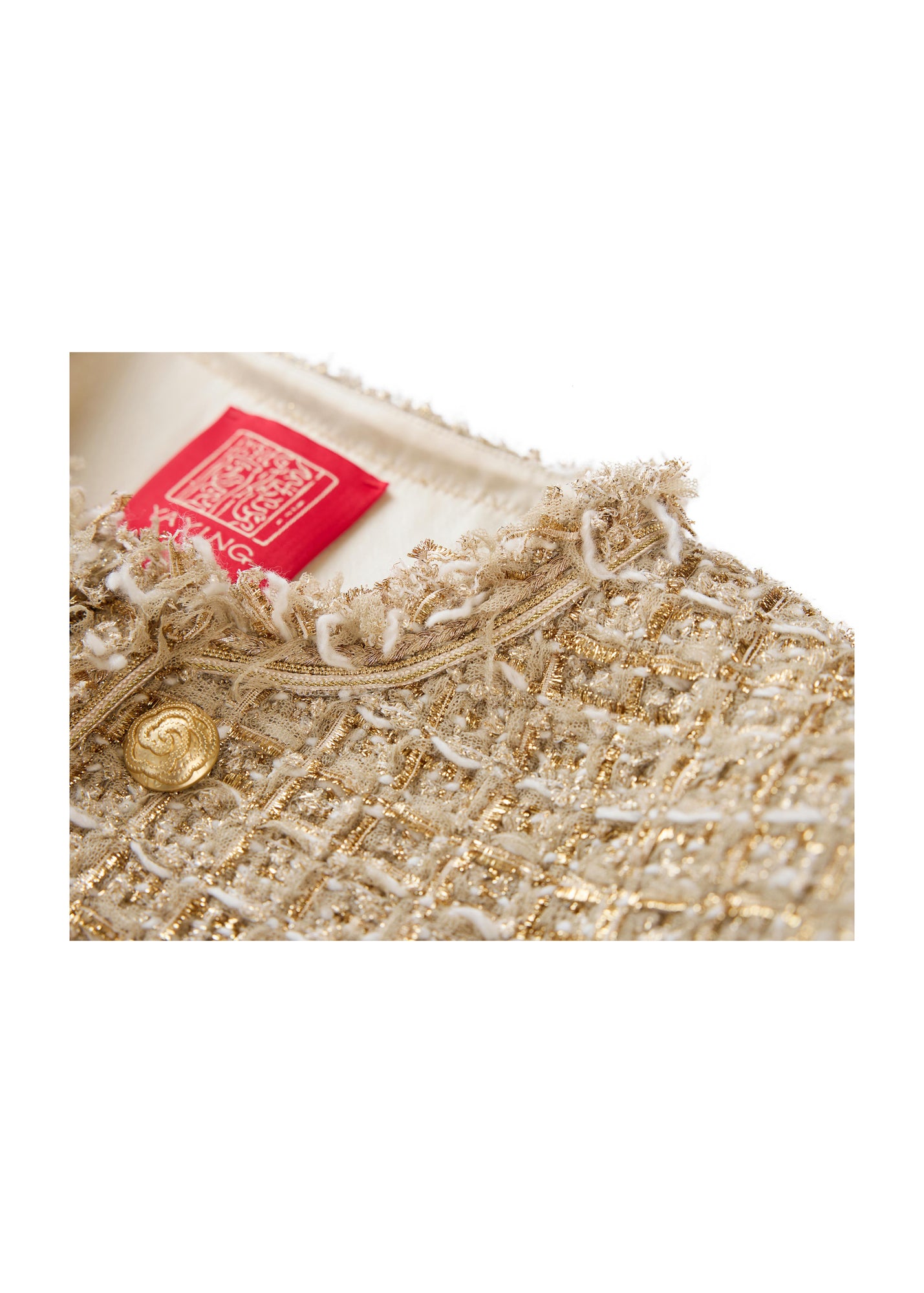 Tweed-Style Jacket | Golden