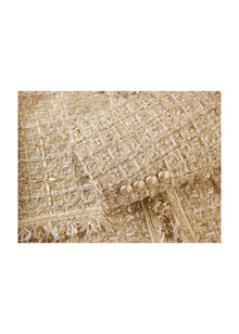 Tweed-Style Jacket | Golden