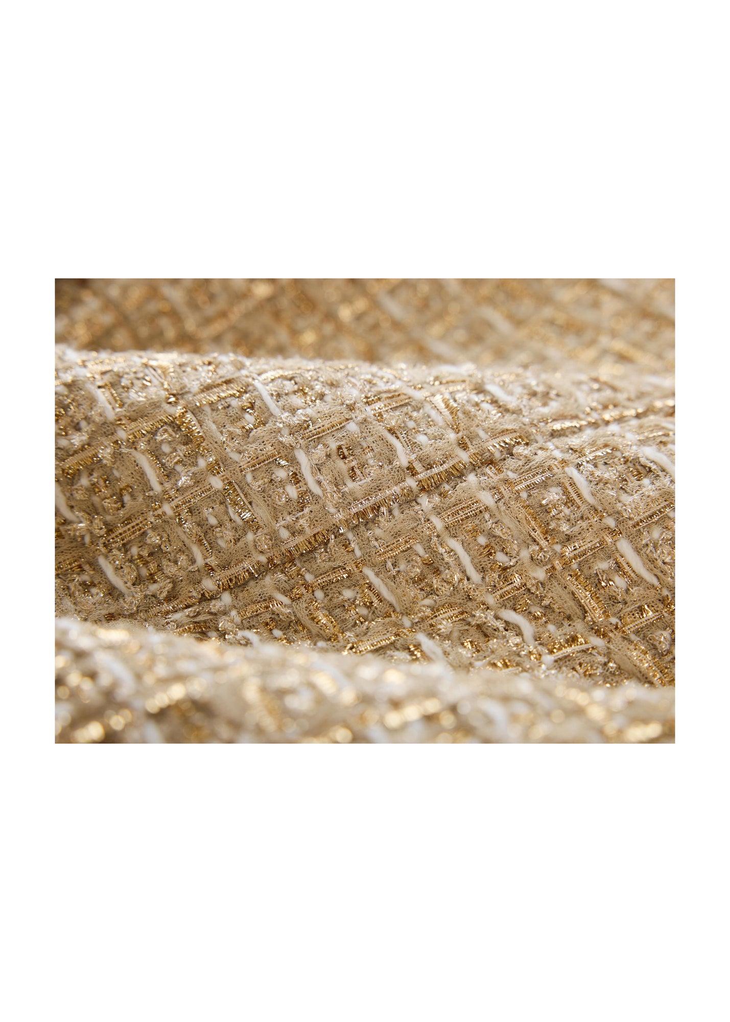 Tweed-Style Jacket | Golden