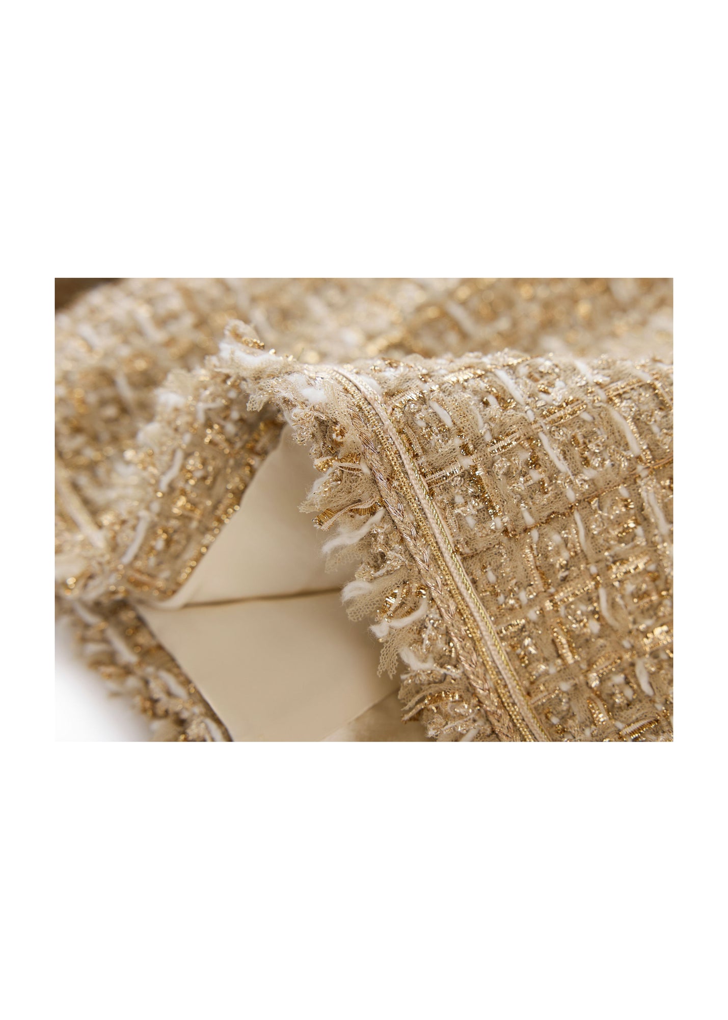 Tweed-Style Jacket | Golden