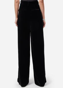 Rylie Velvet Pant | Black