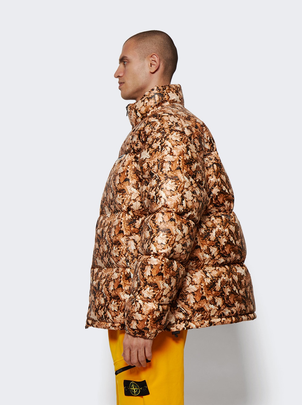 Men | VETEMENTS | Puffer Jacket | Leaves