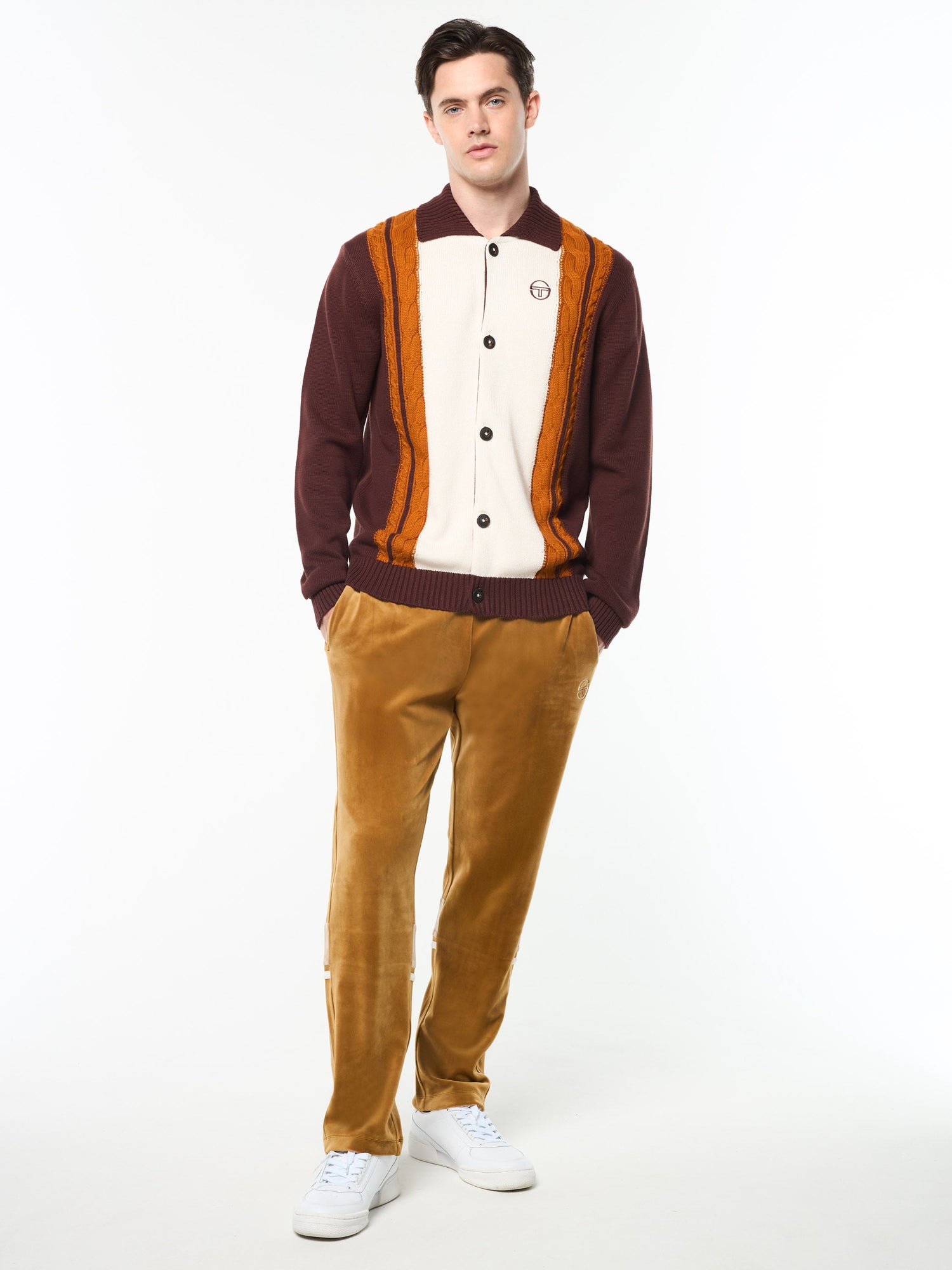 Men | Bruni Knit Cardigan | Bitter Chocolate