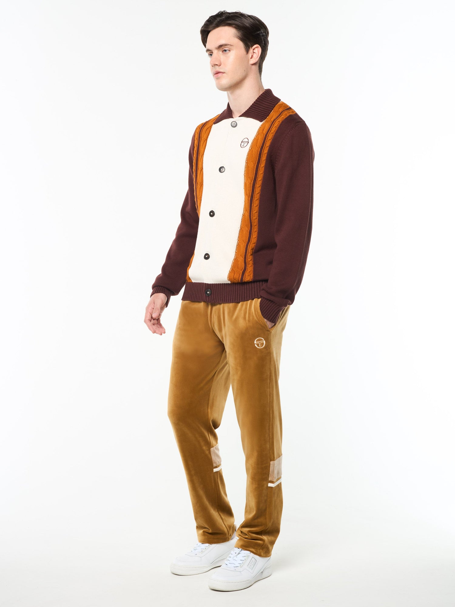 Men | Bruni Knit Cardigan | Bitter Chocolate