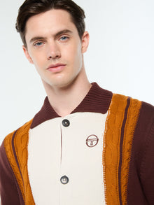 Men | Bruni Knit Cardigan | Bitter Chocolate