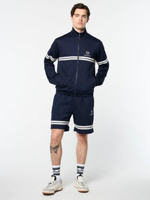 Men | Arturo Mesh Track Jacket | Maritime Blue/ Quiet Gray