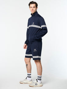 Men | Arturo Mesh Track Jacket | Maritime Blue/ Quiet Gray