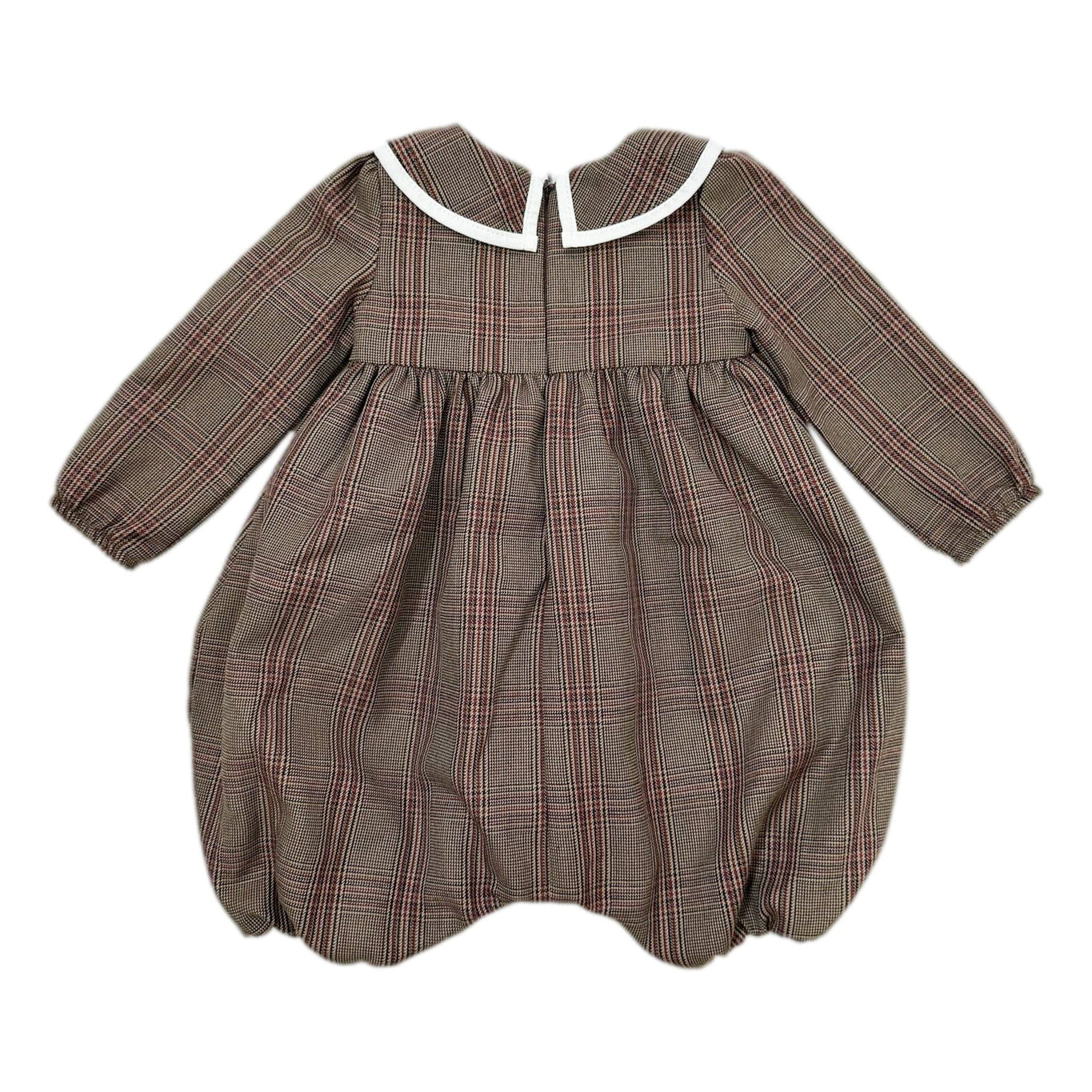 Unisex | Blair Estate Tweed Romper | Brown