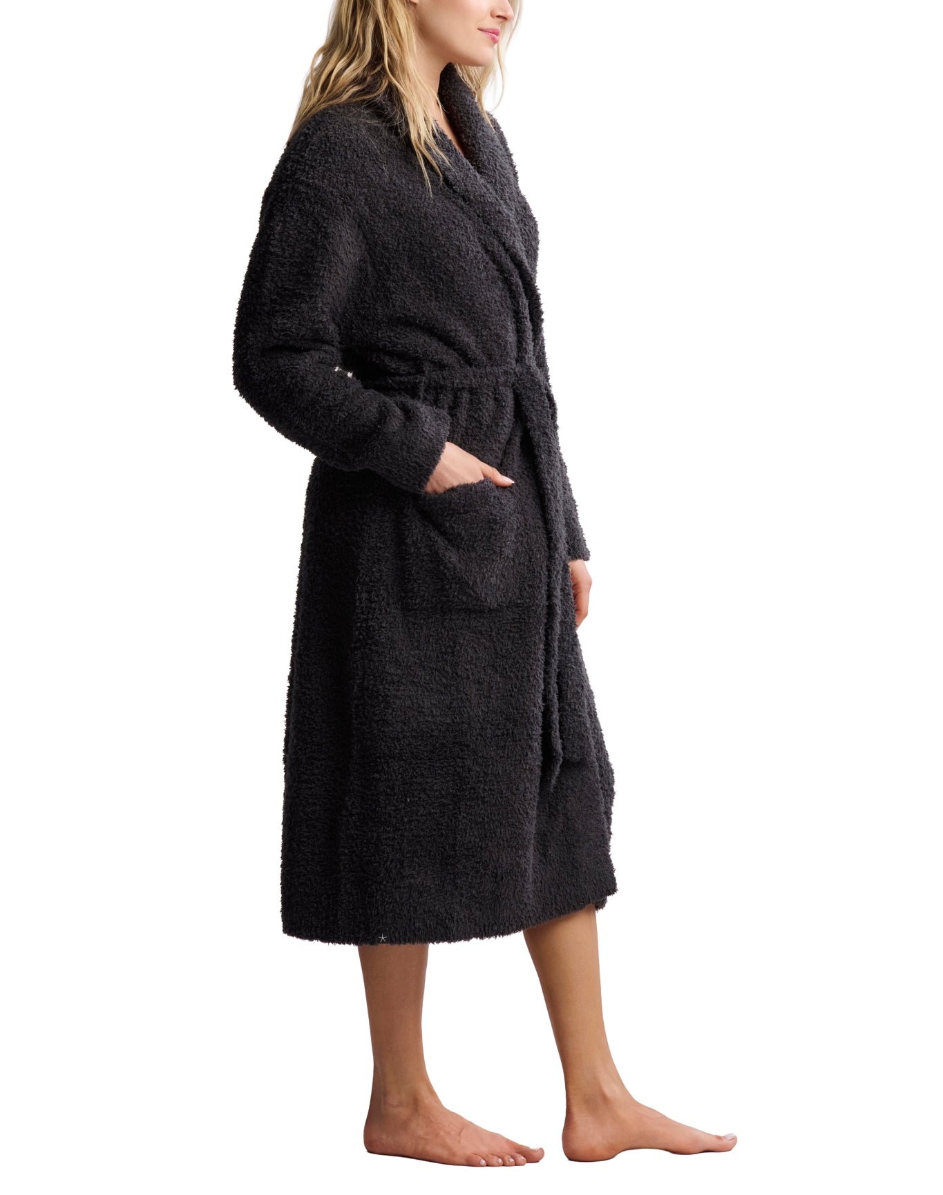 Unisex | Cozychic Solid Robe | Carbon