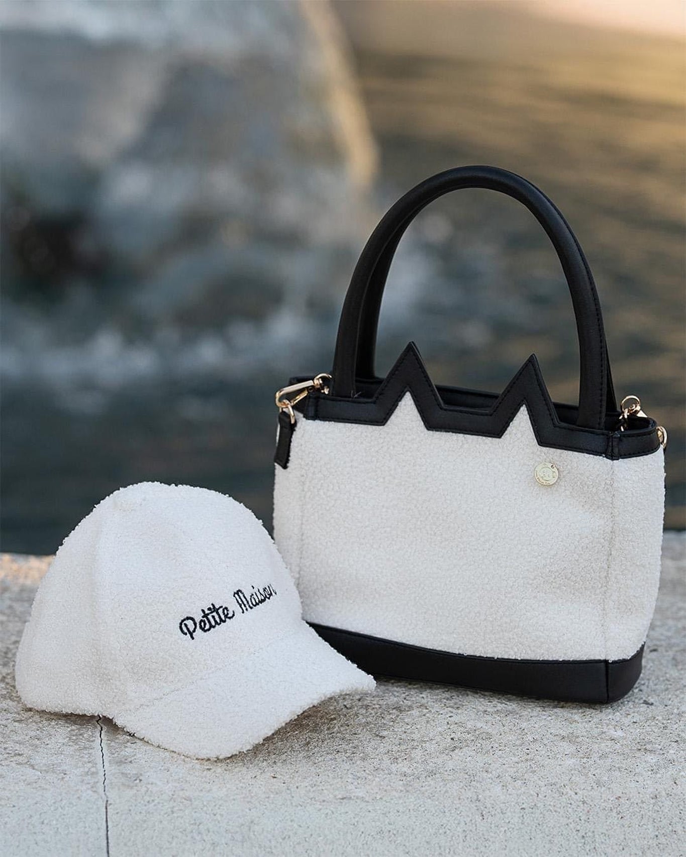 Unisex | Teddy Petite Maison Logo Cap | White