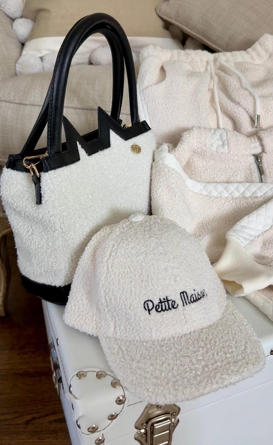 Unisex | Teddy Petite Maison Logo Cap | White