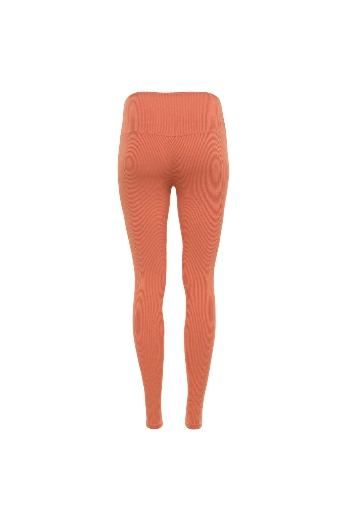 Wide Band Legging | Coral Rib
